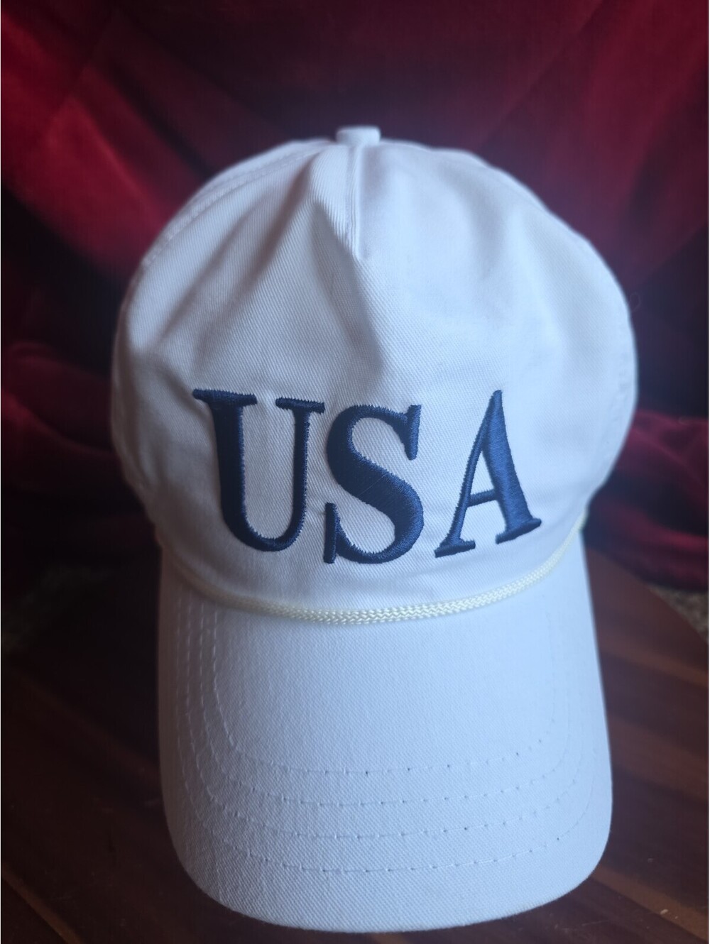 Official Trump USA 45 Cali Fame White Snapback Hat Cap Made In USA New